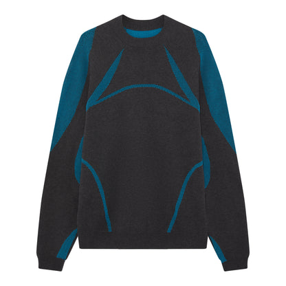 CYPHER MESH PANEL KNIT - ANTHRACITE